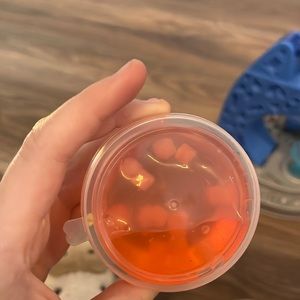 pink slime with sponges